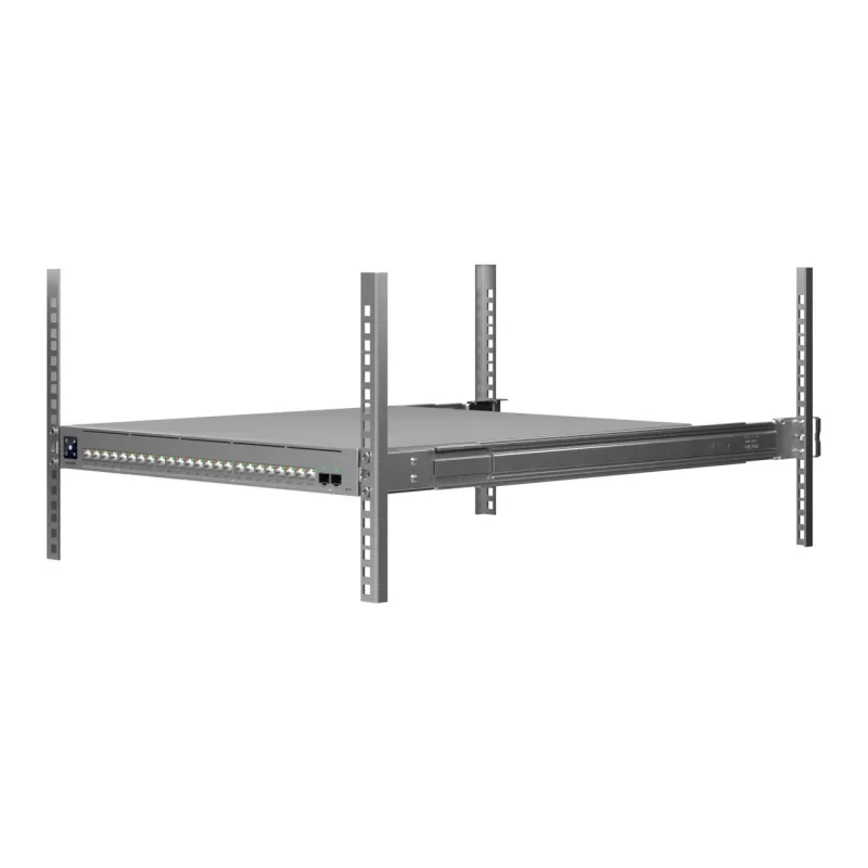 Ubiquiti ECS-24-POE (1050W) ĮMONĖS KLASĖS 24-PORTŲ, 3 sluoksnio Etherlighting POE+++ jungiklis, 10 GbE RJ45, 25G SFP28