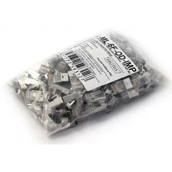 Laido jungtis RJ45 pilka Digitus X-ML-6F-OD-IMP kištukinė 100 vnt.