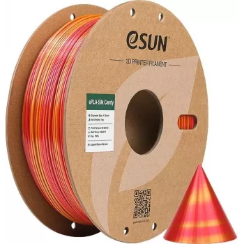 EPLA-SILK CANDY 1,75mm RAUDONA AUKSINÄ 1kg ESUN 3D SIŪLAS (EPLA-SILK CANDY175RJ1)