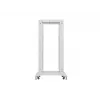 LANBERG 19 colių atviras stovas 27U 600x800 mm pilkas, 27U atviro rėmo serverių stovas