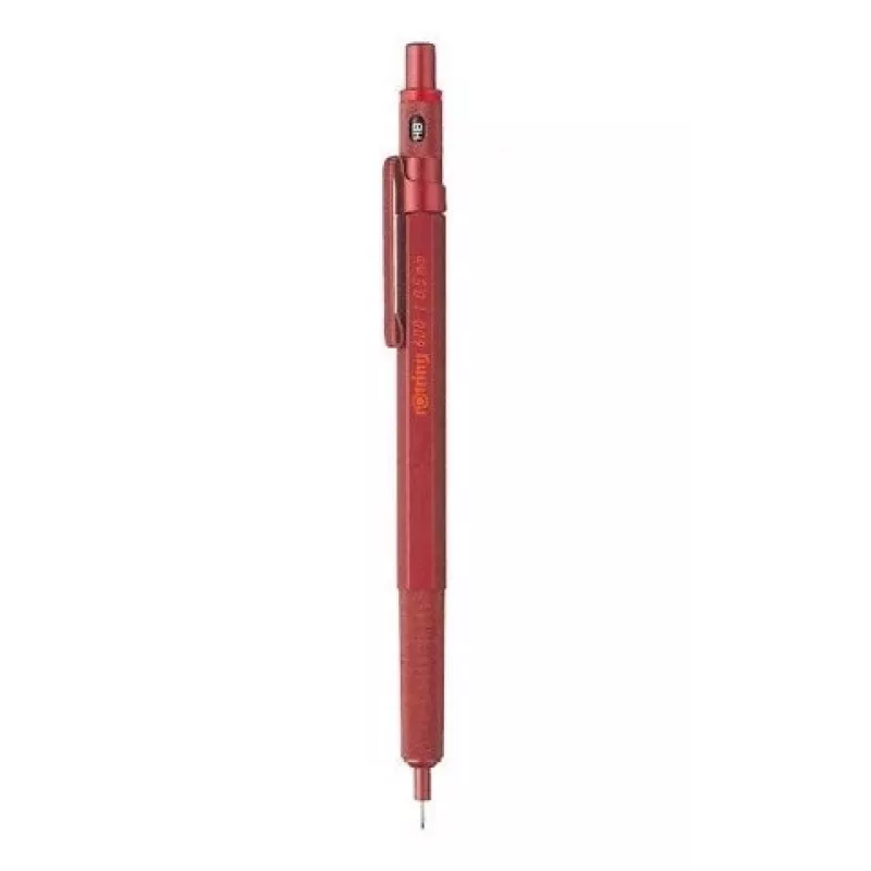 Mechaninis pieštukas Rotring 600 0,5 mm HB Raudonas