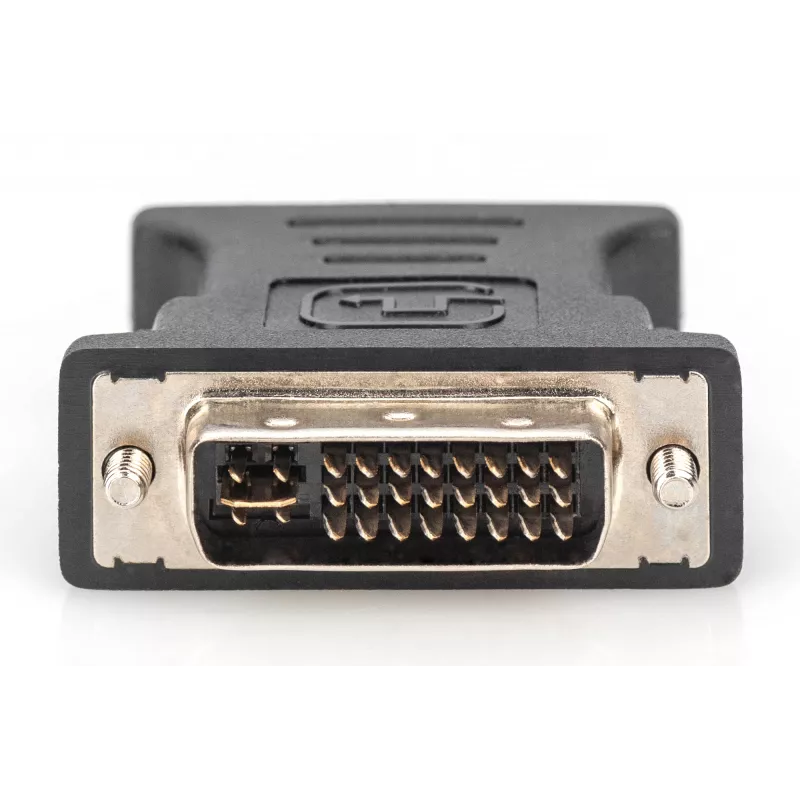 Assmann DVI adapteris. DVI(24+5) - HD15 M/F. DVI-I dviejų kanalų. bl (AK-320504-000-S)