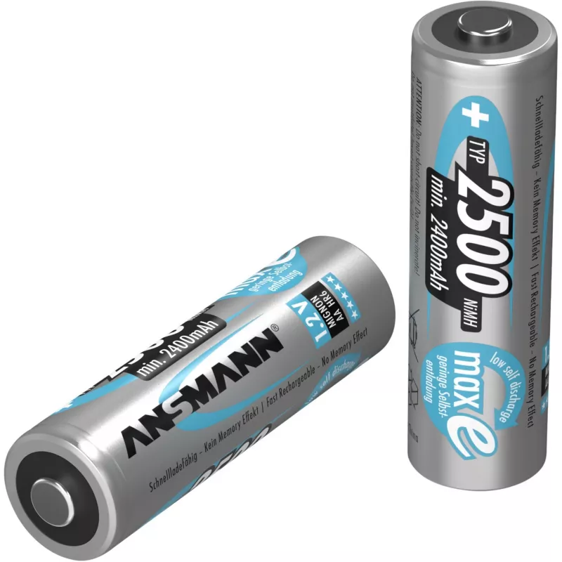 AA baterija Ansmann 2500mAh maxE plus nikelio-metalo hidrido NiMH