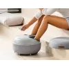 Beurer Shiatsu pėdų masažuoklis FM 120 2-in-1 pilkas — elektrinis pėdų ir kulkšnių masažuoklis, shiatsu voleliai, reguliuojamas intensyvumas