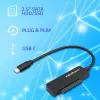QOLTEC SATA adapteris 52269 2,5 colio diskui į USB-C, palaiko iki 2 TB