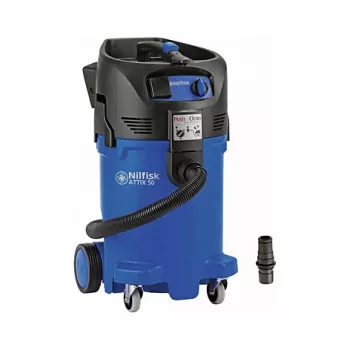 Būgninis dulkių siurblys Nilfisk ATTIX 50-21 PC CL R — Sausam ir šlapiam valymui, 47 L, 1400 W, be maišelio, 11 kg