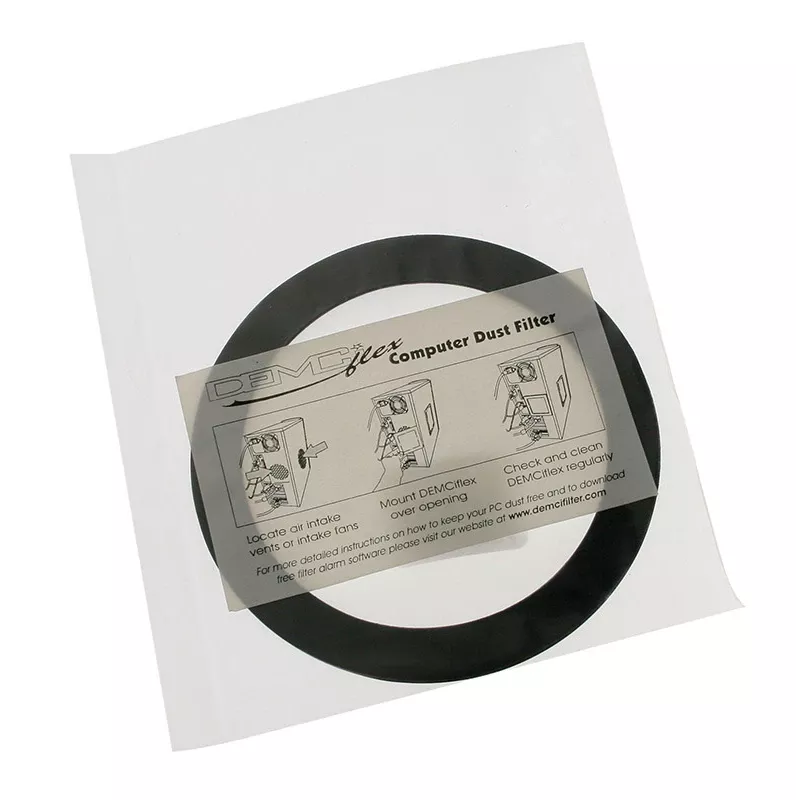 Dulkių filtras DEMCiflex 92mm apvalus DF0489 – 92 mm apvalus ventiliatoriaus filtras
