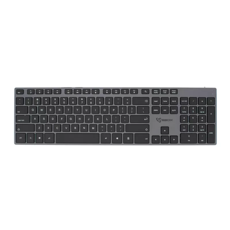 Belaidė klaviatūra SBOX WK-131 US, kompaktiškas metalinis dizainas, US išdėstymas