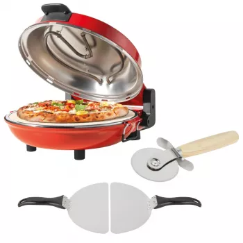 Picos krosnelė Petra PT5666VDE Bella Pizza 1200W nelimpantis paviršius, stalviršinė picos krosnelė