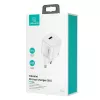 Nešiojamasis telefono įkroviklis usams T36 su 1x USB-C PD3.0 ir integruotu Lightning kabeliu