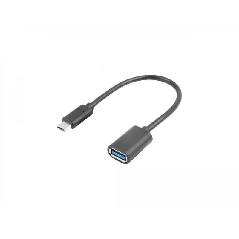 LANBERG AD-UC-UA-04 adapteris USB TYPE-C V - USB Type-A M 15cm Juoda