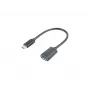 LANBERG AD-UC-UA-04 adapteris USB TYPE-C V - USB Type-A M 15cm Juoda