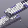 Klaviatūra Ducky IQUNIX F97 Lavandin belaidė žaidimams, RGB, MX Red jungikliai, US išdėstymas
