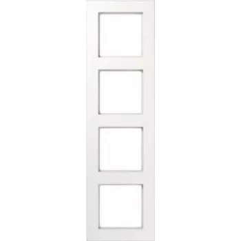 „Frame“ 4-jų modulių smūgiams atsparus rėmelis horizontaliam ir vertikaliam derinimui A5584BFWW (A5584BFWW)