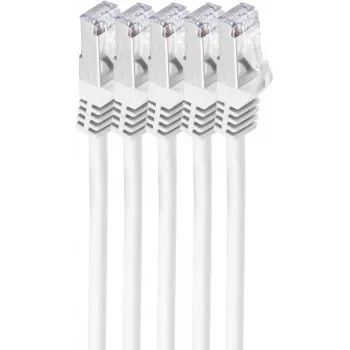 Tinklo kabelis ShiverPeaks BS75512-W-SET5 2m Cat7 S/FTP