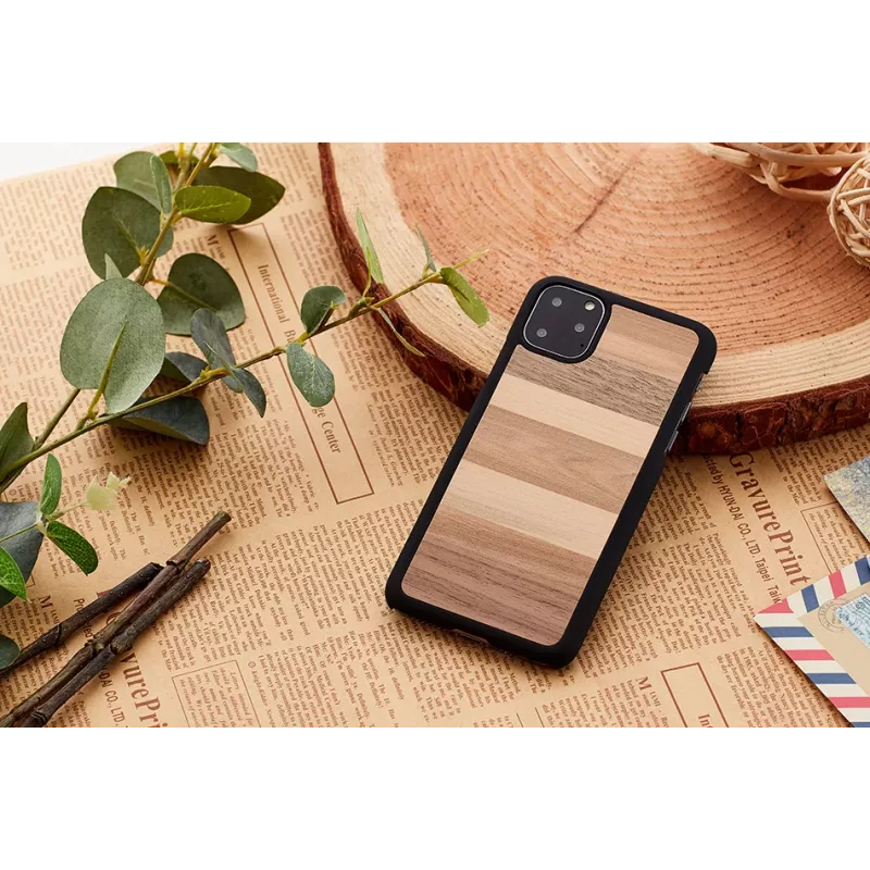Išmaniojo telefono dėklas man and wood, skirtas iPhone 11 Pro — Juoda Sand spalvos, apsauginis apvalkalas