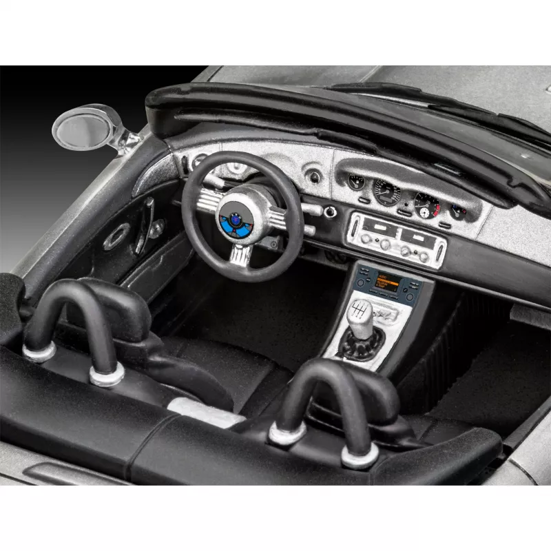 Sumažintas automobilio modelis REVELL BMW Z8 1:24, liejimo metalo rinkinys, surinktas modelis demonstravimui
