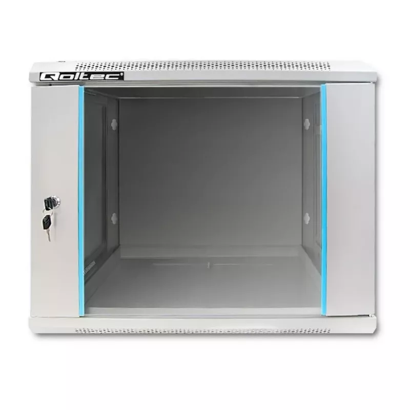 Stovo spinta QOLTEC 19 colių 9U 600x500x600 sieninė arba ant grindų montuojama serverio korpusas