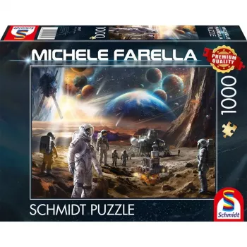 Michele Farella: Unendliche Welten - Raumfahrtmissionen, dėlionė 1000 dalių