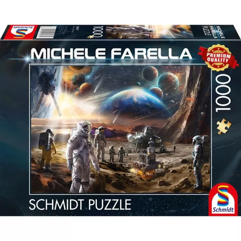 Michele Farella: Unendliche Welten - Raumfahrtmissionen, dėlionė 1000 dalių