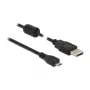 USB laidas DeLOCK 5m USB 2.0-A Micro-B juodas