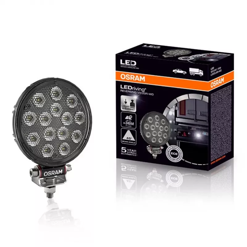 Atbulinės eigos žibintas Ledvance REVERSING VX120R-WD LED, modelis LEDDL108-WD