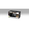 Radijo laikrodis Muse M-192 CR — skaitmeninis laikrodis, FM imtuvas, 1,8 colio LED ekranas, juoda mediena, AC 100–240V, AAA atsarginė