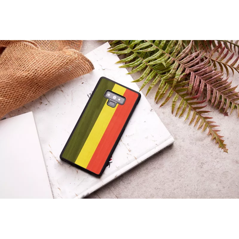 man and wood išmaniojo telefono dėklas Samsung Galaxy Note 9 — Reggae Juoda apsauginis gaubtas