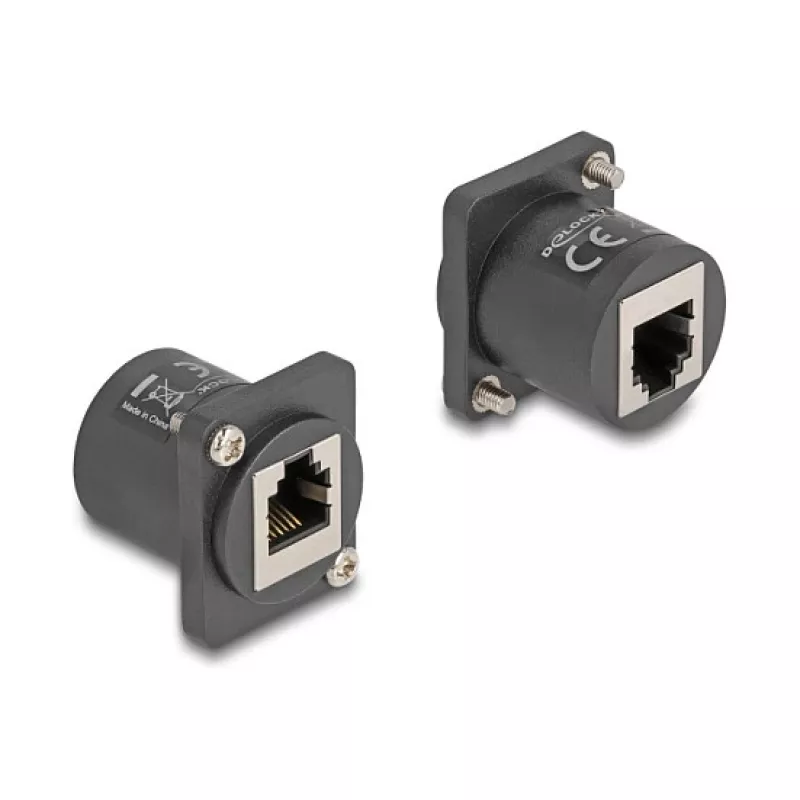 DeLOCK D-Type modulis RJ12 lizdas–lizdas juodas 88107