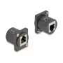 DeLOCK D-Type modulis RJ12 lizdas–lizdas juodas 88107