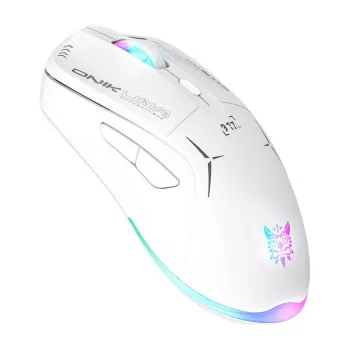 Žaidimų pelė Onikuma CW917 2.4G laidinė balta