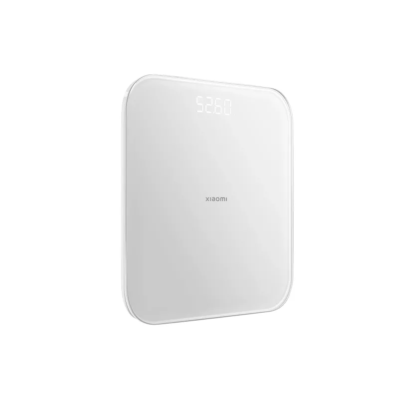 Elektroninės asmeninės svarstyklės Xiaomi Smart Scale S200 — maks. 150 kg, tikslumas 50 g, 280×280×24,5 mm, baltos