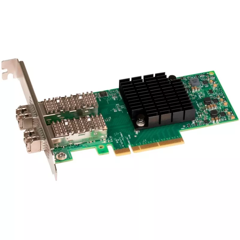 Tinklo plokštė Sonnet Twin25G vidinė šviesolaidinė PCI Express 25 Gbps, žalia