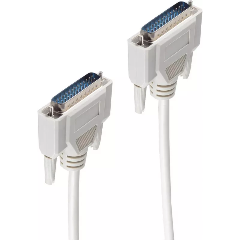 Serijinis kabelis ShiverPeaks BS78021-5 DB-25 pilkas 5 m