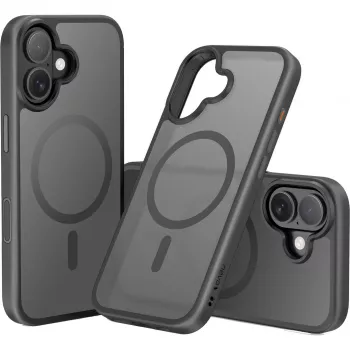 nevox StyleShell Invisio - iPhone 17 6.3 suderinamas su MagSafe juodas (2542)