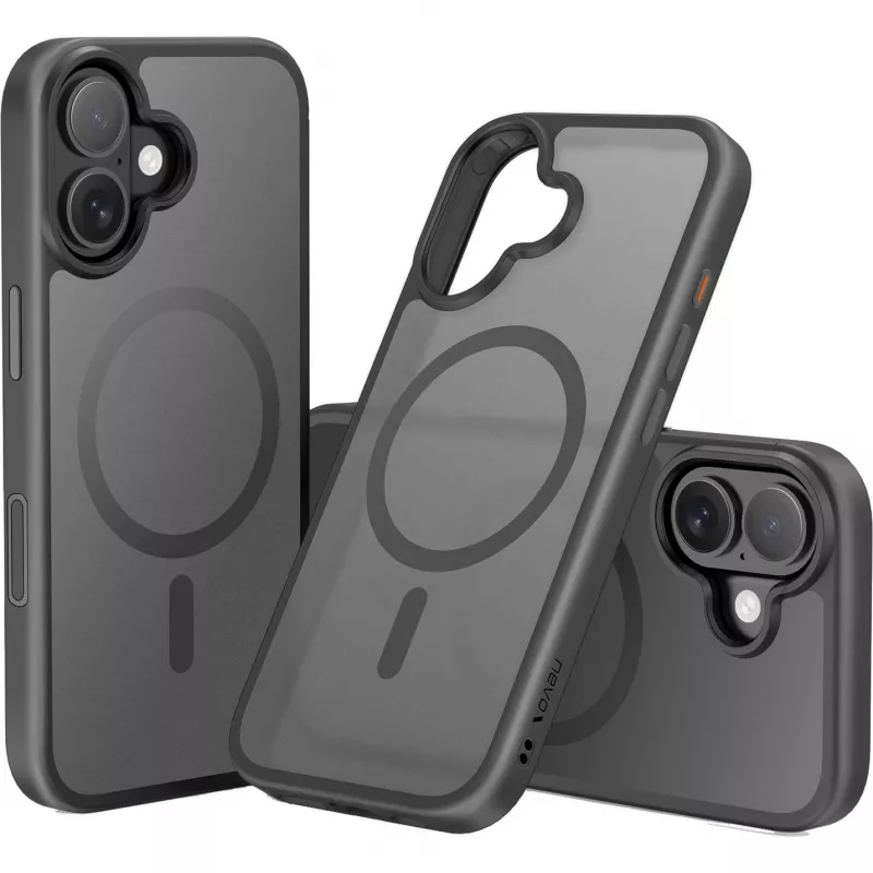 nevox StyleShell Invisio - iPhone 17 6.3 suderinamas su MagSafe juodas (2542)