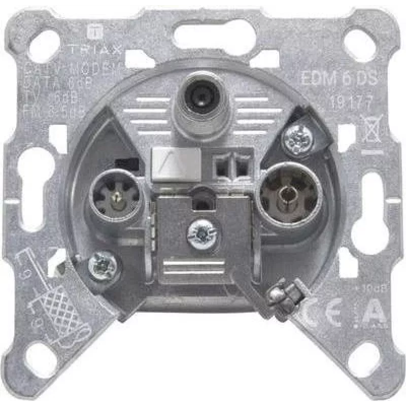 TRIAX EDM 6 3 krypčių vieno lizdo DUOMENŲ 5-1.800MHz 6dB 306271 (306271)