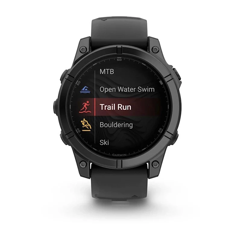 Garmin Fenix E 3,3 cm (1,3 colio) AMOLED 47 mm Skaitmeninis 416 x 416 pikselių Liečiamas ekranas Juodas „Wi-Fi“ GPS (palydovas)