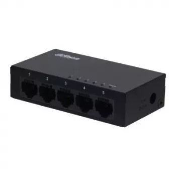 Dahua Technology SG1005-EUR tinklo komutatorius Nevaldomas L2 Gigabit Ethernet (10/100/1000) Juoda