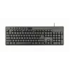 Laidinis pilno dydžio klaviatūra Gembird KBS-UM-04 USB QWERTY US English su pele, juoda, 1,5 m laidas