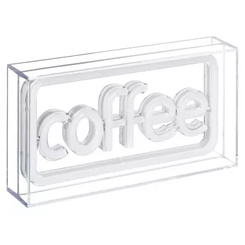 Neoninis LED ženklas ActiveJet AJE-NEON COFFEE, įvairiaspalvis, USB 5V, paviršinis montavimas, AS plastiko rėmas