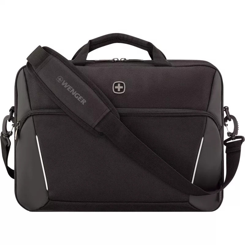 Nešiojamojo kompiuterio portfelis Wenger XE Compact Brief 16 su planšetės kišene, juodas