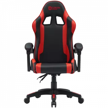 Žaidimų kėdė CANYON Core SGCH2 — ergonomiškas dizainas, reguliuojamas aukštis, juoda/raudona