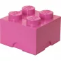Storage Brick 4 LEGO 40031739 rožinis – plastikinis sukraunamas daiktadėžė smulkiems daiktams