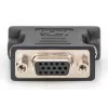 Assmann DVI adapteris. DVI(24+5) - HD15 M/F. DVI-I dviejų kanalų. bl (AK-320504-000-S)