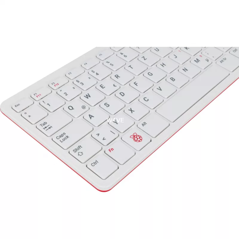 Laidinė USB klaviatūra Raspberry PI klaviatūra DE RB-TASTA01W — USB jungtis, vokiškas išdėstymas