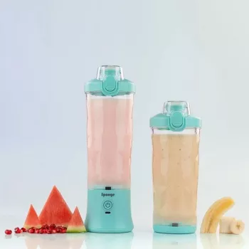 Sponge belaidis puodelinis trintuvas 0,6 l turkio spalvos