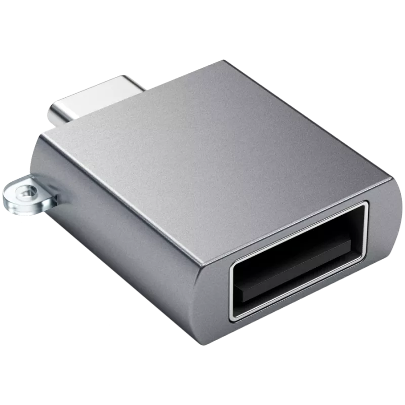 Satechi USB-C adapteris į USB 3.0 Space Gray – kilnus dizainas ir aukšta kokybė – kompaktiškas dizainas – – – (179979)