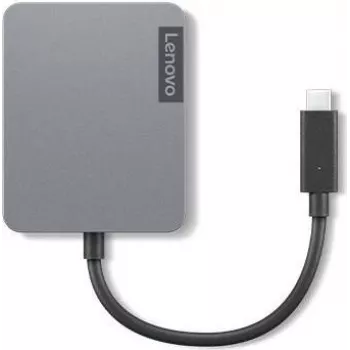 USB-C kelionių šakotuvas Lenovo SC11A30368 su 4 prievadais, įskaitant HDMI ir eternetą