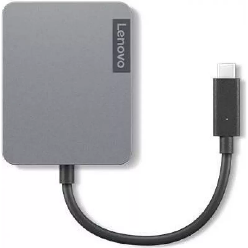 USB-C kelionių šakotuvas Lenovo SC11A30368 su 4 prievadais, įskaitant HDMI ir eternetą